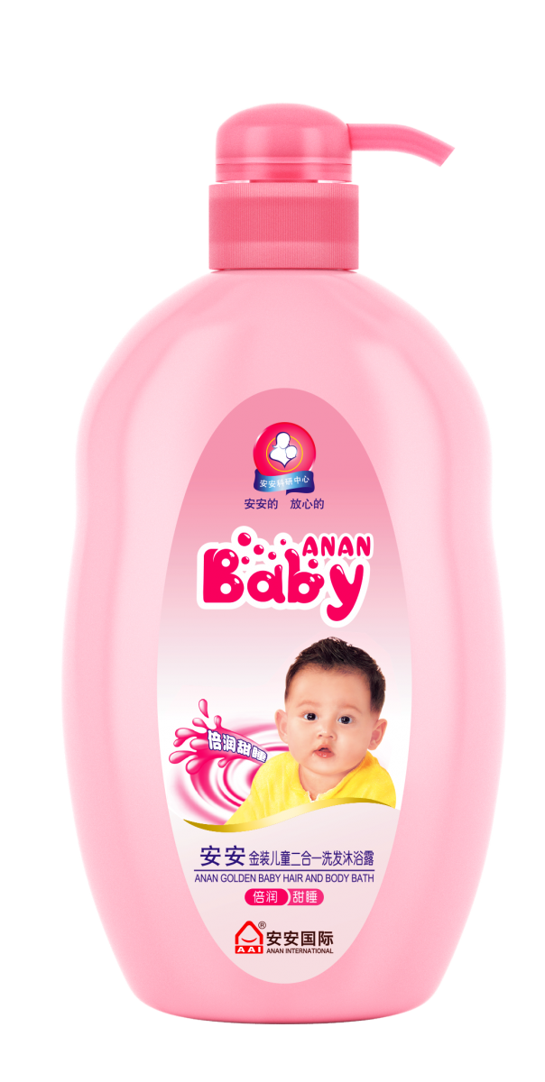 AG视讯金装儿童二合一洗发洗澡露 倍润熟睡